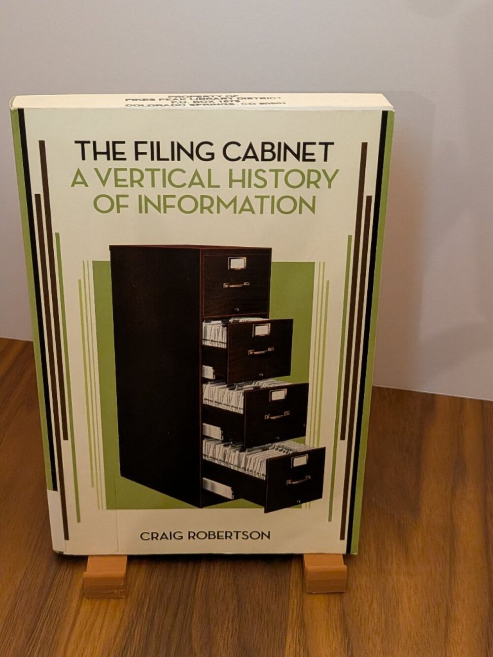 The Filing Cabinet: A Vertical History of Information, Craig Robertson Paperback